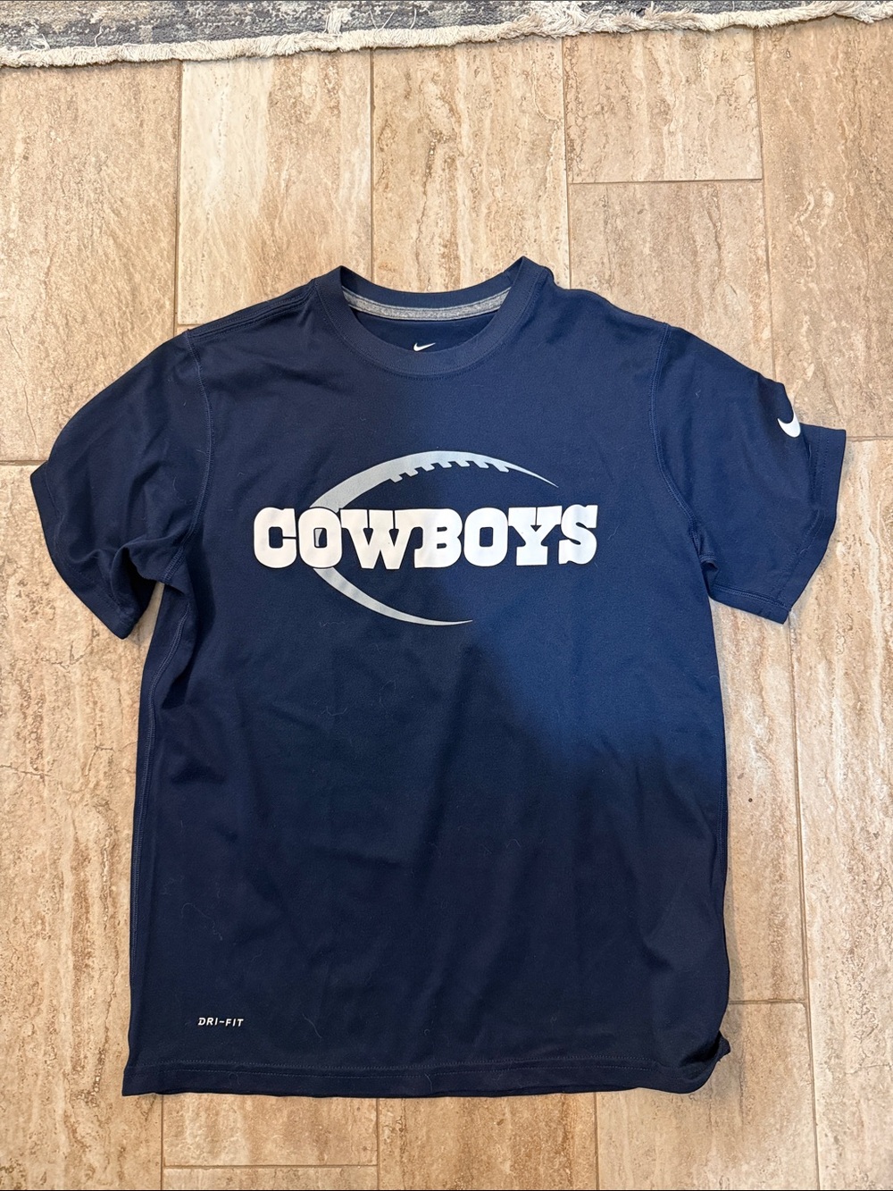 Nike Navy & White 'Cowboys' Dri-FIT Short Sleeve Tee